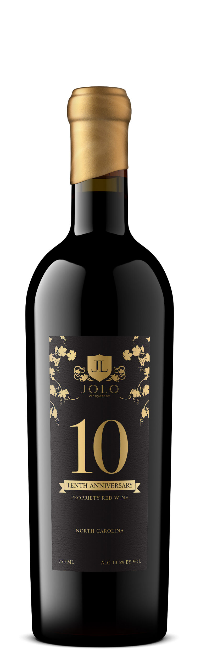 OUTSHINERY-JOLO_Winery-TenthAnniversary-ProrprietyRed-NV-withwax